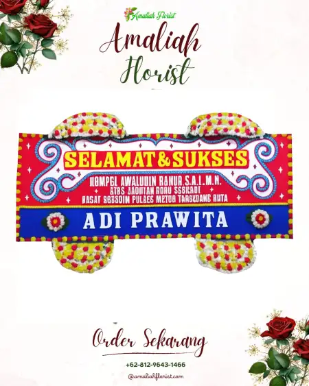 Papan Bunga Ucapan Selamat Karangdukuh